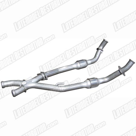 1998-2004 Mustang 3.8 Pypes Catted X-Pipe - Stainless Steel V6