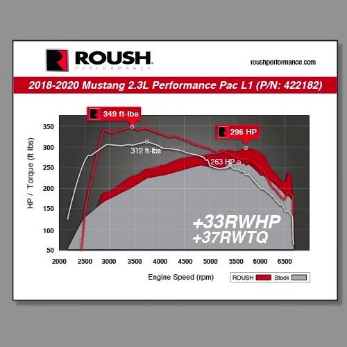 2018-2020 EcoBoost Mustang Roush Performance Pac - Level 1