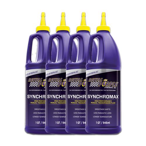Royal Purple Synchromax Synthetic Transmission Fluid – 2 Liter, Manual Transmissions, RP01512/2