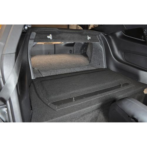 2015-2023 Mustang Shrader Rear Seat Delete Black Coupe