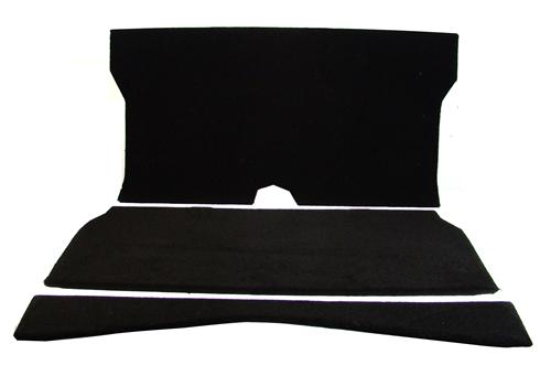 1979-93 Mustang Rear Seat Delete Black Coupe