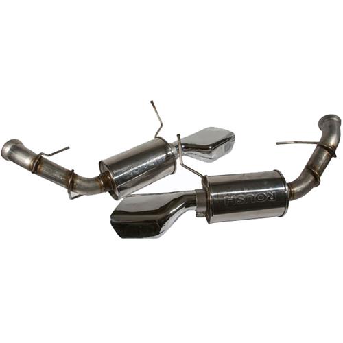 Roush Mustang Axle Back Exhaust Kit w/ Square Tips (1314) 3.7 421517