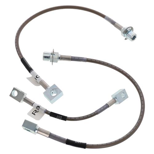 1987-93 Mustang Russell Braided Brake Hose Kit 5.0 by Russell Performance