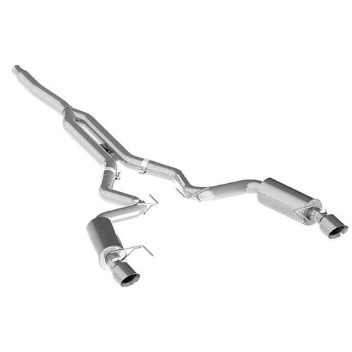 2015-23 Mustang MBRP 3" Race Cat Back Exhaust - Stainless Steel 2.3