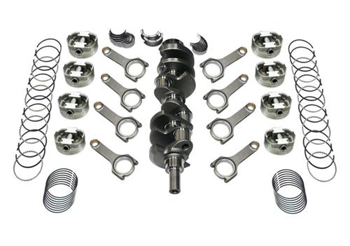 1979-1995 Mustang Scat 331 Forged Stroker Kit - Dished Pistons - H Beam Rods