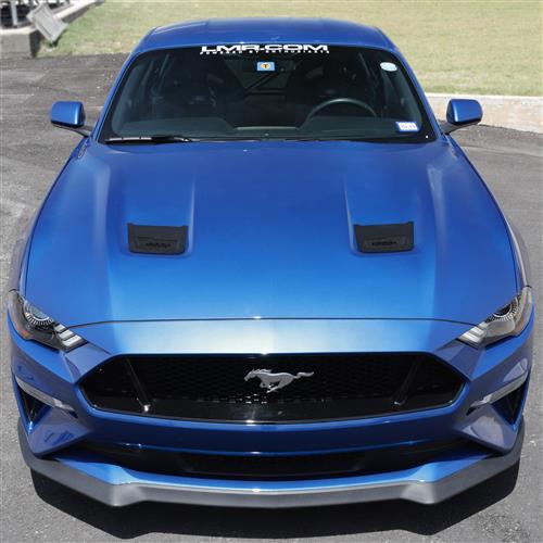 2018-2023 Mustang Scott Drake Hood Vent Insert - Satin Black