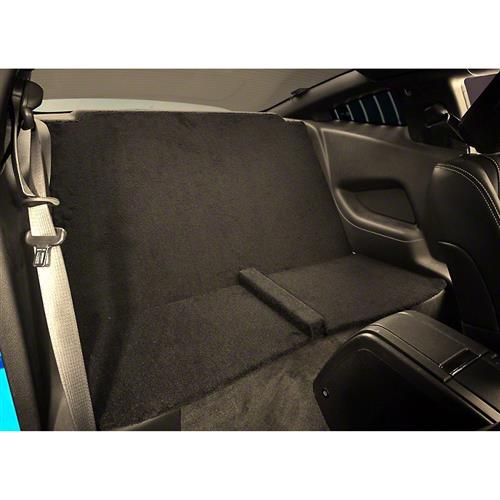 2011-14 Mustang Shrader Rear Seat Delete Black Coupe