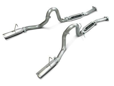 1986-93 Mustang SLP Loudmouth Cat Back Exhaust System  - Stainless Steel LX
