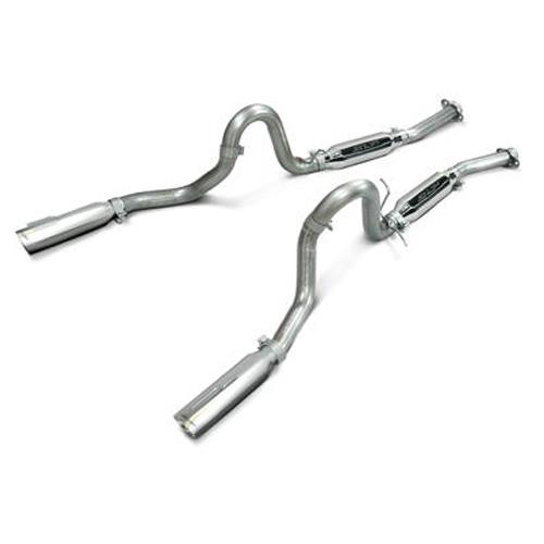 1999-04 Mustang SLP Loudmouth Cat Back Exhaust System Stainless Steel GT 4.6