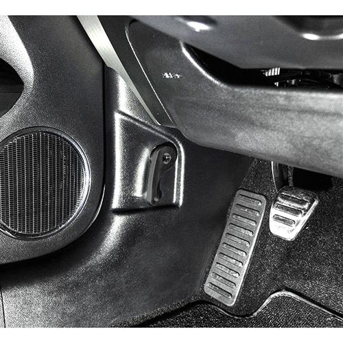 2015-22 Mustang Steeda Billet Aluminum Interior Hood Latch  - Black