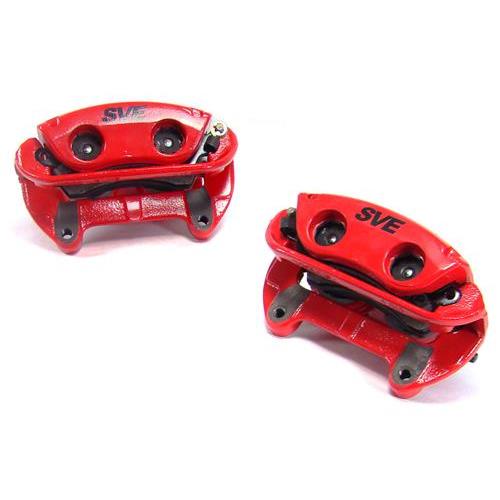SVE Mustang Cobra Style Front Brake Caliper Kit Red (9404)