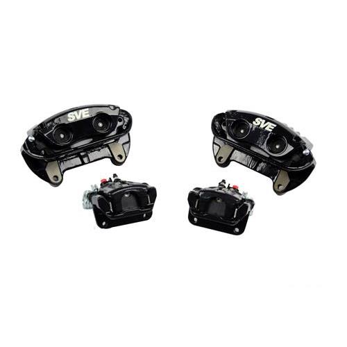 SVE Mustang Cobra Style Front & Rear Brake Caliper Kit Black (9404)