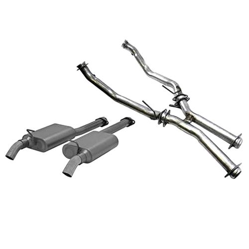 SVE Mustang 2.5" Off Road HPipe & Dump Exhaust Kit (8693)