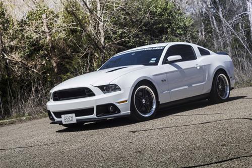 SVE Mustang Series 2 Wheel Kit - 20X8.5/10 Black w/ Machined Lip (05-14)