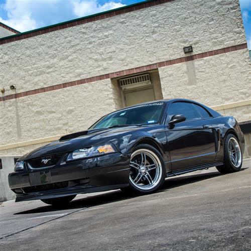 SVE Mustang Series 2 Wheel - 18x9 Gun Metal w/ Machined Lip (94-04)