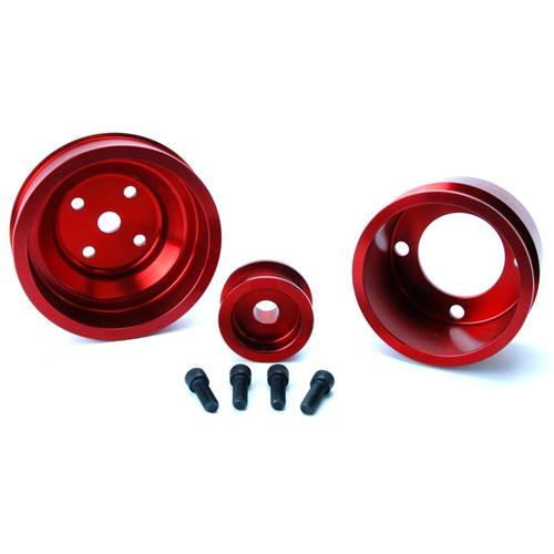 Sve Mustang Underdrive Pulley Gatorback Belt Kit 87 93 sve mustang underdrive pulley gatorback belt kit 87 93