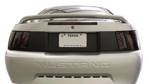 Mustang Smoked Tail Light Rear Blackout Kit 99 04 Picture Of 1999 2004 Mustang Sve Smoked Tailight Rear Blackout