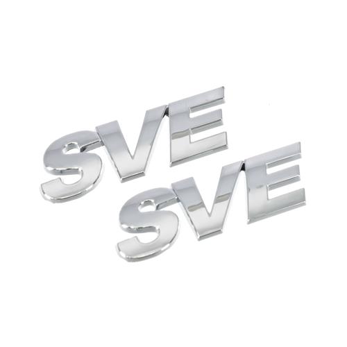 SVE Chrome Emblem Pair