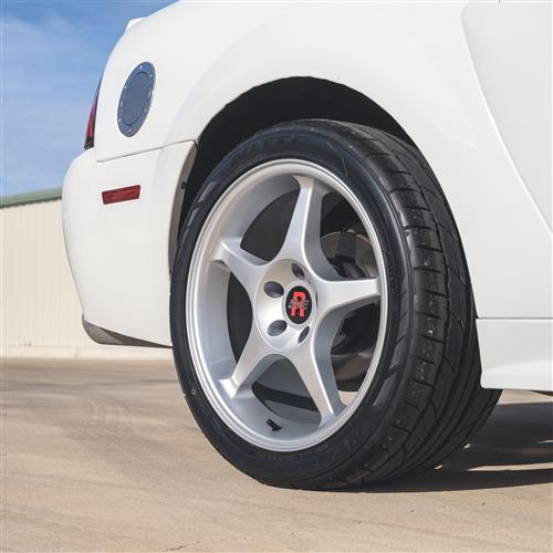 1994-04 Mustang SVE 2000 Cobra R Style Wheel & Nitto Tire Kit - 18x9.5 - Silver