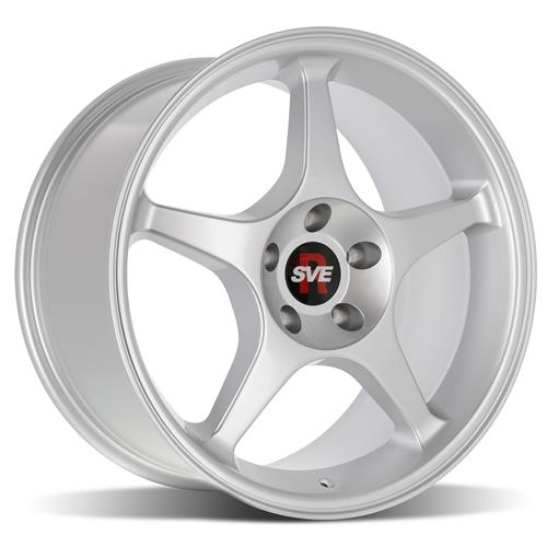 1994-04 Mustang SVE 2000 Cobra R Style Wheel & Nitto Tire Kit - 18x9.5 - Silver