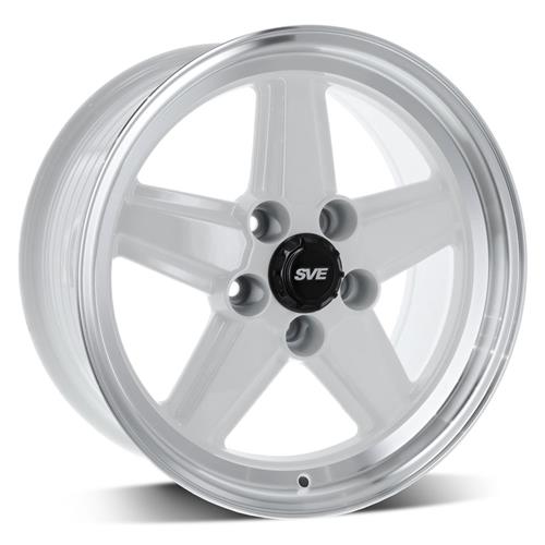 SVE Mustang 5 Lug S89 Wheel - 17x8 - White (79-93)