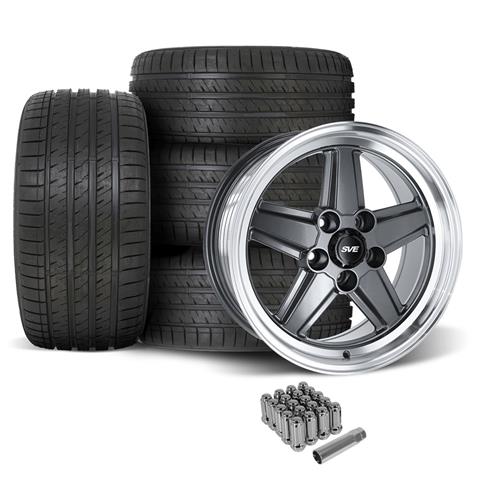 SVE Mustang 5 Lug S89 Wheel & Sumitomo Tire Kit - 17x8/9