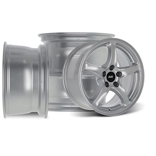SVE Mustang 98 Cobra Wheel Kit - 17x8 - Silver (94-04) SVE Mustang 98 Cobra Wheel Kit - 17x8 - Silver (94-04)