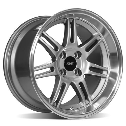 1979-93 Mustang SVE 4 Lug Anniversary Wheel & Sumitomo Tire Kit  - 17x9/10 - Anthracite