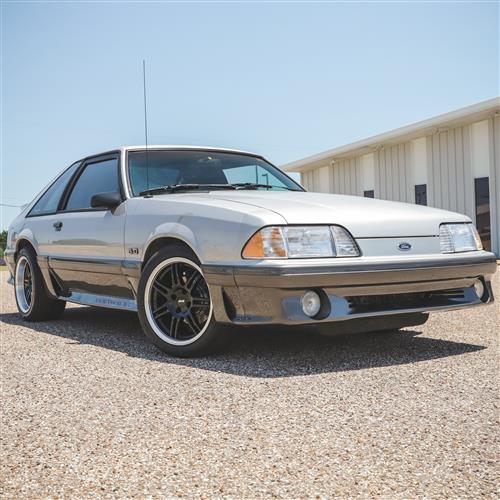 1979-93 Mustang SVE 4 Lug Anniversary Wheel & Sumitomo Tire Kit  - 17x9/10 - Black W/ Machined Lip