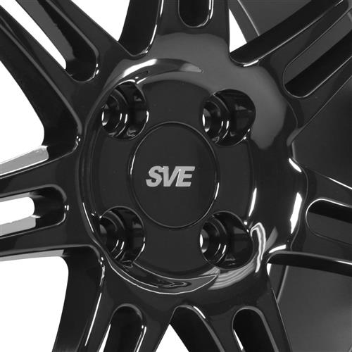 1979-93 Mustang SVE 4 Lug Anniversary Wheel & Sumitomo Tire Kit  - 17x9/10 - Black W/ Machined Lip