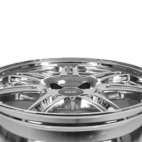 1979-93 Mustang SVE 4 Lug Anniversary Wheel & Nitto Tire Kit  - 17x9 - Chrome