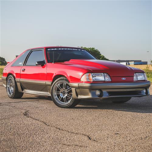 1979-93 Mustang SVE 4 Lug Anniversary Wheel & Nitto Tire Kit  - 17x9 - Chrome
