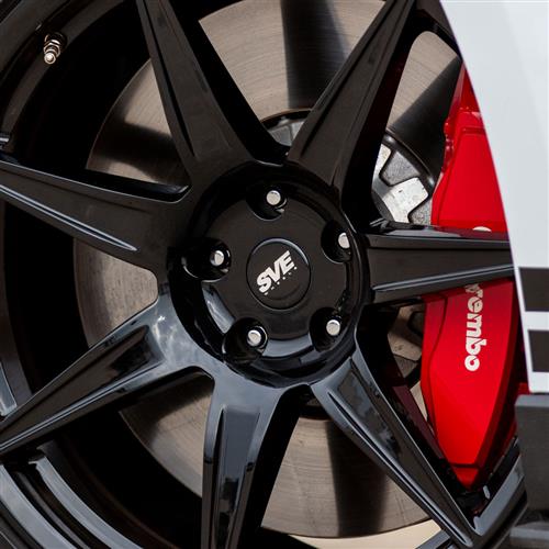 2020-2022 Mustang SVE CFX Forged Wheel Kit - 20x11/11.5 - Gloss Black - GT500