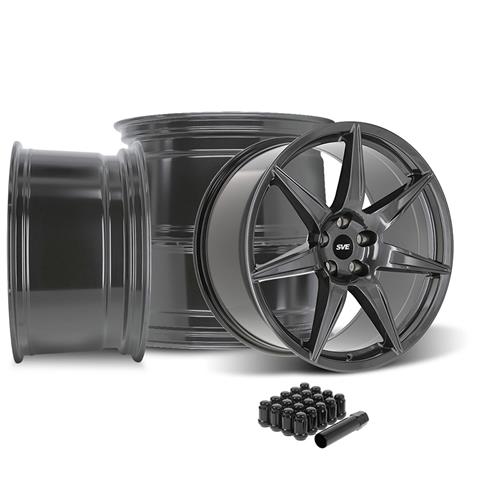 「RT-111297 SVE Mustang CFX Wheel Kit 20x10/11 - Gloss Graphite (15-26)