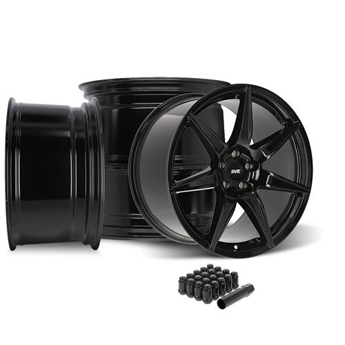 SVE Mustang CFX Wheel Kit 20x10 - Gloss Black (15-25)