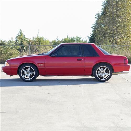 1979-93 Mustang SVE 4 Lug Cobra R Wheel & Tire Kit - 17x8  - Chrome - NT555 G2 Tires