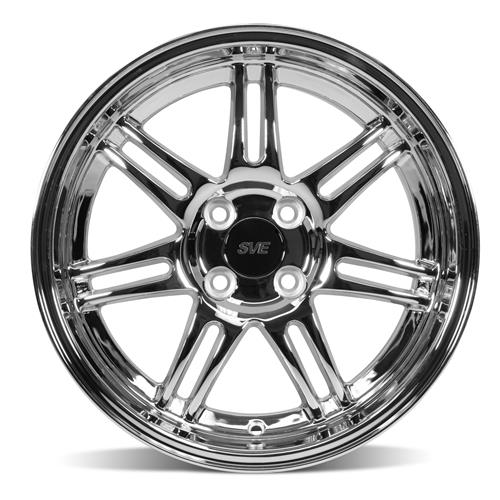 1979-93 Mustang SVE 4 Lug Deep Dish Anniversary Wheel - 17x10  - Chrome