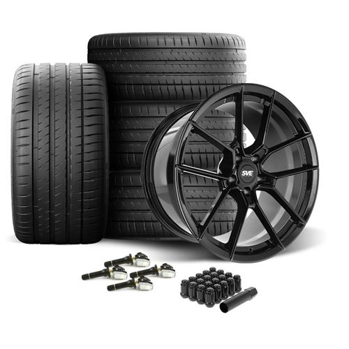 SVE Mustang DHP1 Forged Wheel & Michelin Sport 4S Tire Kit - 19x10