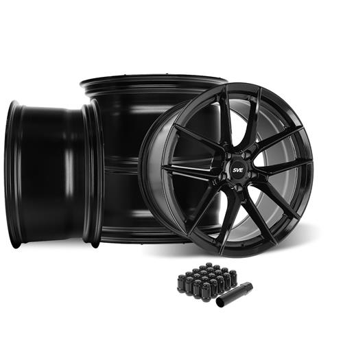 SVE Mustang DHP1 Wheel Kit - 19x10 - Gloss Black (15-26)