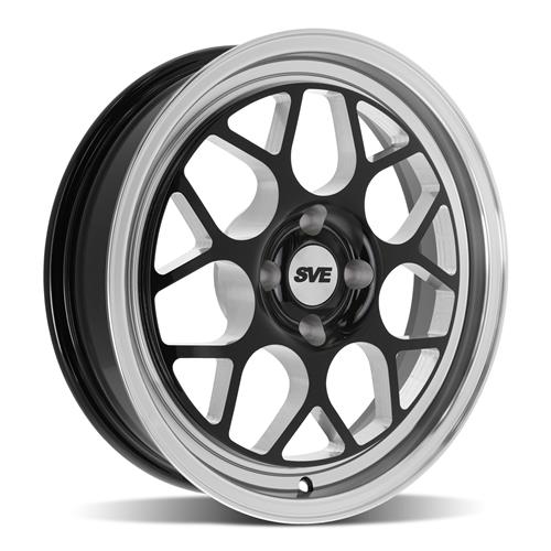 SVE Mustang 4 Lug Drag Comp Wheel - 17x4.5 - Gloss Black (79-93)