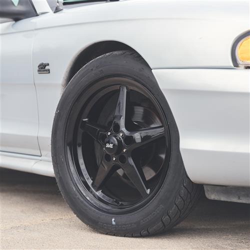 1994-14 Mustang SVE Drag "Classic" Wheel Center Cap  - Black