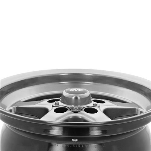 2005-10 Mustang SVE Drag "Classic" Wheel Kit - 15x3.75 / 15x10  - Dark Stainless