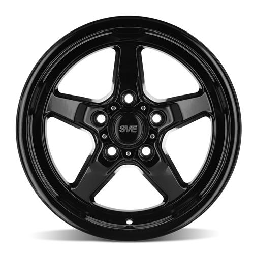 2005-10 Mustang SVE Drag "Classic" Wheel Kit - 15x3.75 / 15x10  - Gloss Black