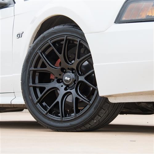 1994-04 Mustang SVE Drift Wheel & Nitto Tire Kit - 18x9/10 - Gloss Black