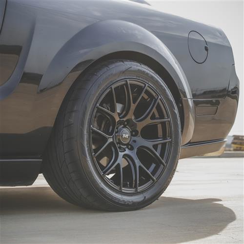 SVE Mustang Drift Wheel & Nitto G2 Tire Kit - 19x9.5 - Gloss Black (05-14)