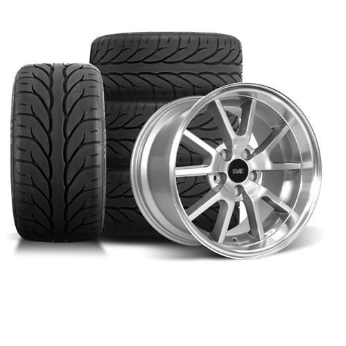SVE Mustang FR500 Wheel & Kenda Tire Kit - 18x9/10 - Anthracite