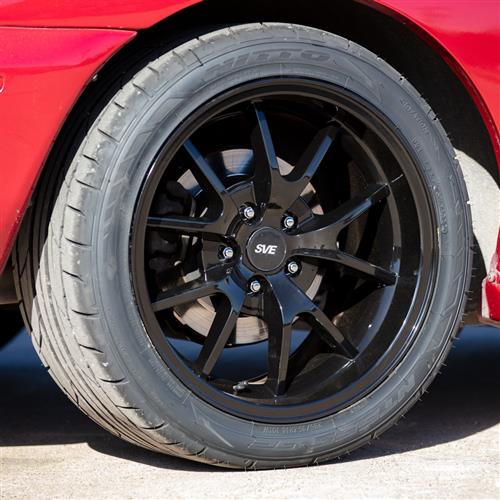 1994-2004 Mustang SVE FR500 Wheel Kit - 18X9/10 - Black