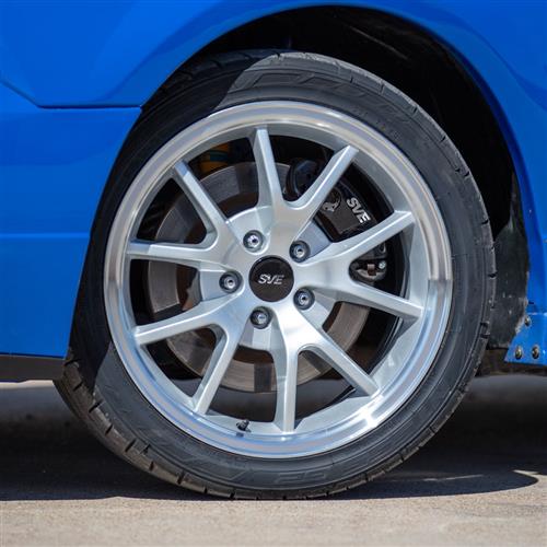 1994-2004 Mustang SVE FR500 Wheel Kit - 18X9/10 - Silver