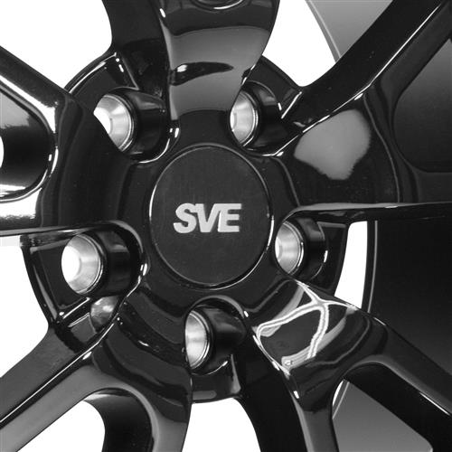 1994-04 Mustang SVE FR500 Wheel & M/T Tire Kit - 17x9/10.5 - Gloss Black