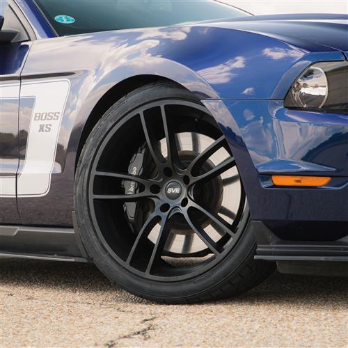 SVE Mustang GT7 Wheel & Tire Kit 19x10/11 Satin Black NT05 Tires